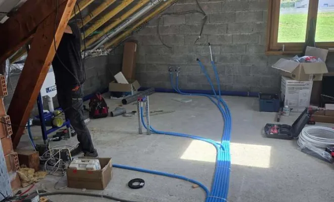 Installation d’un système de plomberie dans une maison à Annemasse, Annemasse, LASKY RÉFRIGÉRATION